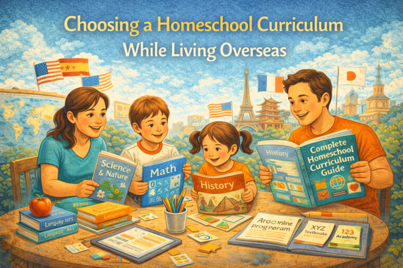 Choosing a Homeschool Curriculum While Living Overseas