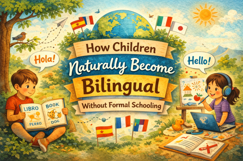 How Children Naturally Become Bilingual Without Formal Schooling