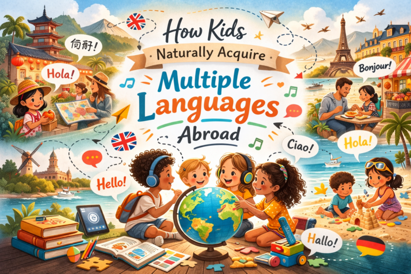 How Kids Naturally Acquire Multiple Languages Abroad