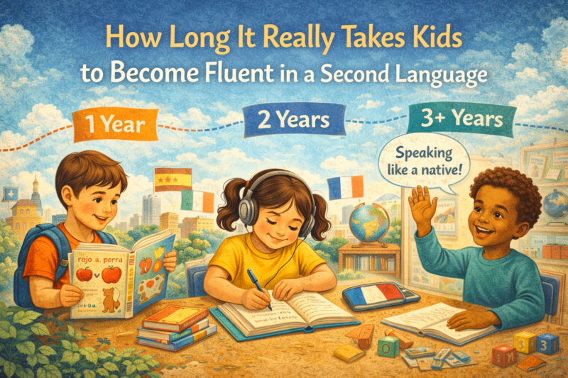 How Long It Really Takes Kids to Become Fluent in a Second Language