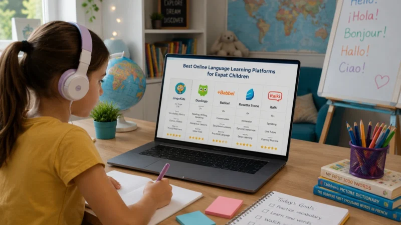 Best Online Language Learning Platforms for Expat Children