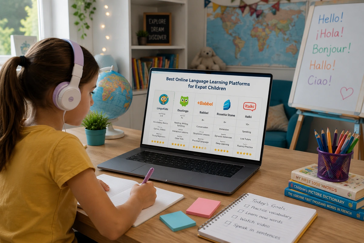 Best Online Language Learning Platforms for Expat Children