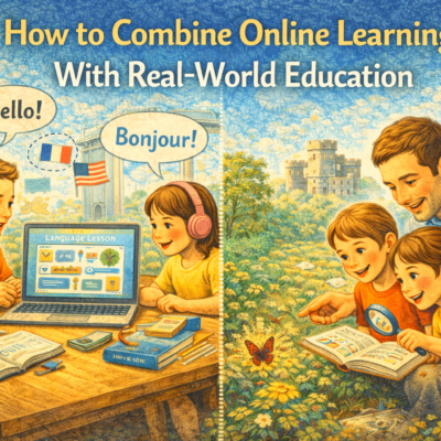 How to Combine Online Learning With Real-World Education