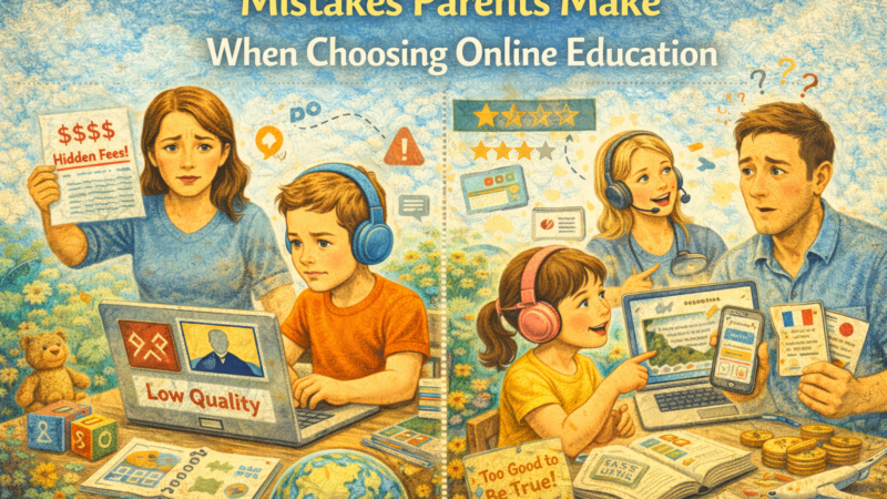 Mistakes Parents Make When Choosing Online Education