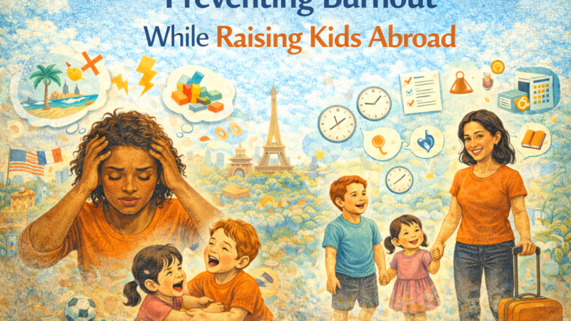 Preventing Burnout While Raising Kids Abroad