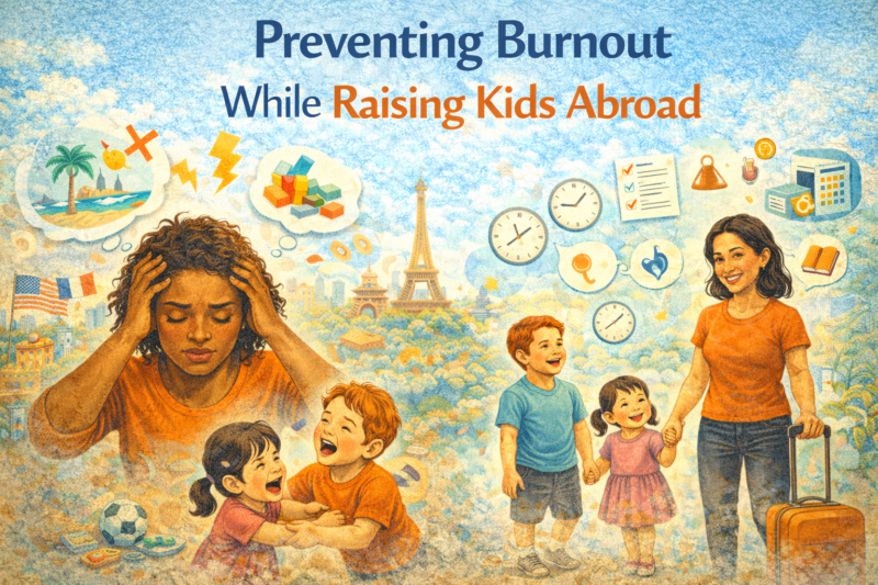 Preventing Burnout While Raising Kids Abroad