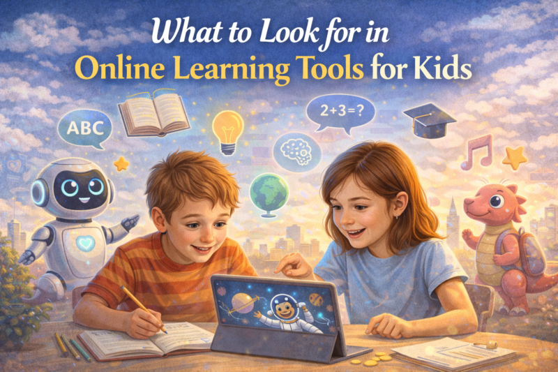 What to Look for in Online Learning Tools for Kids