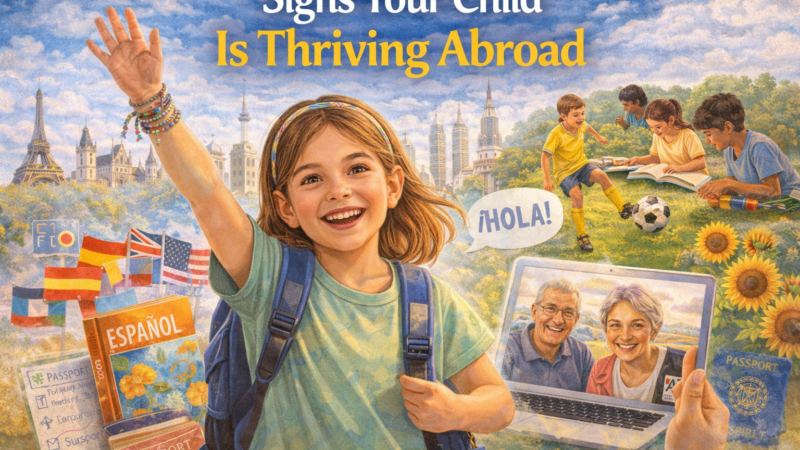 Signs Your Child Is Thriving Abroad
