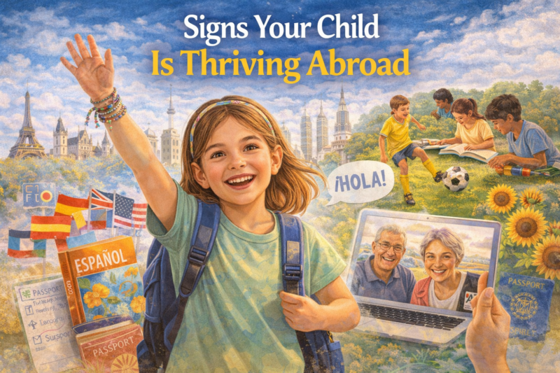 Signs Your Child Is Thriving Abroad