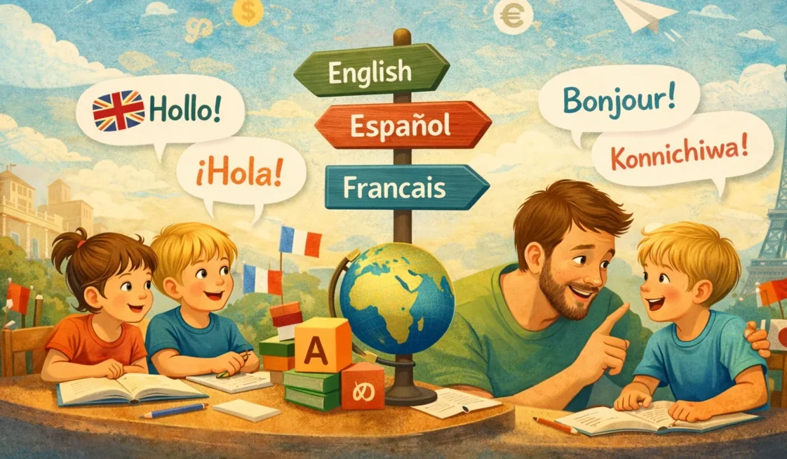 When to Adjust Language Strategy for Growing Kids Abroad