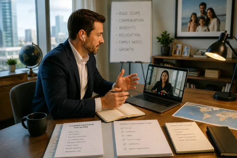 How to Negotiate an International Job Offer With a Family
