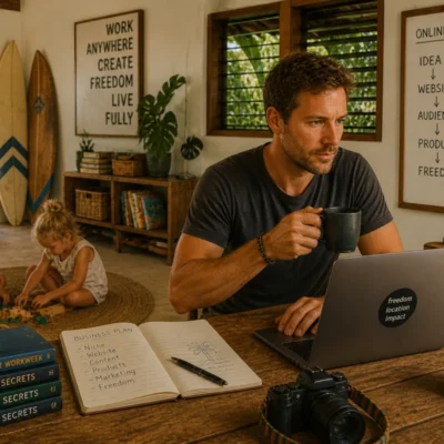 How to Start an Online Business While Raising Kids Abroad