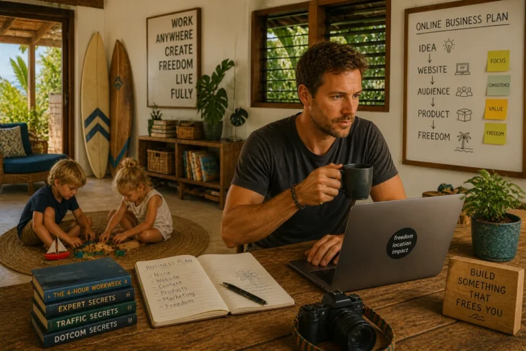 How to Start an Online Business While Raising Kids Abroad