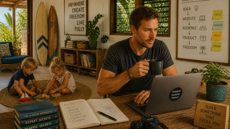 How to Start an Online Business While Raising Kids Abroad