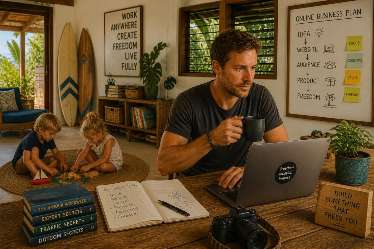 How to Start an Online Business While Raising Kids Abroad